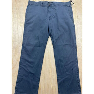 J CREW Mercantile Flex Pants Mens 36x30 Blue Straight Chino Stretch Flat Slim
